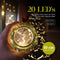 Giftmas Lichtsnoeren - 6x2M LED Verlichting - 6 stuks - Warm Wit - 72 uur brandtijd (6 stuks)