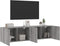 vidaXL - Tv-meubels - 2 - st - wandgemonteerd - 80x30x41 - cm - grijs - sonoma - eiken