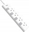 Philips CHP3140WB/05 - Stekkerdoos 4 stopcontacten - Kindveilig - Wit