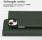 Accezz iPhone 14 Plus - Premium Leather Slim Bookcase - Echt Nappa leer - Groen