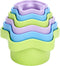 Baby cadeau - Sleutel rammelaar - Stapelaar - Trekolifant