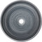 vidaXL - Opzetwasbak - rond - Φ41x14 - cm - keramiek - grijs