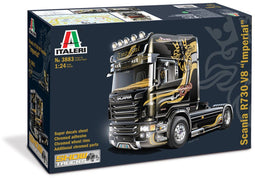 Italeri Scania R730 V8 Topline “Imperial” Montagekit Vrachtwagen/oplegger Modelbouw 1:24