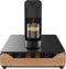 KitchenLove Capsulehouder Nespresso - Cuphouder - 60 Cups - Zwart RVS met Bamboe Hout