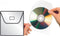 Cd/dvd Hoes 3L 127x127mm met klep zelfklevend transparant