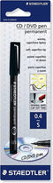 Cd marker Staedtler zwart 0.4mm