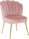 Richmond Stoel Pippa Velvet Roze Gouden Poot