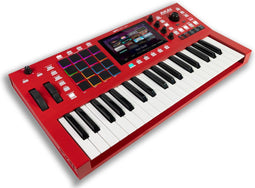 Akai Professional MPC Key 37 - Standalone Productie Synthesizer - Wi-Fi Bluetooth Touchscreen - Rood wit