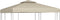 vidaXL - Vervangend - tentdoek - prieel - 310 - g/m² - 3x3 - m - beige