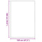 vidaXL - Deurmat - Rechthoekig - Rood - 120x180 - cm