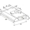 Whirlpool WSLK66 - Onderbouw afzuigkap - 146 W - Grijs
