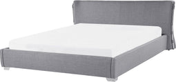 Beliani PARIS - Waterbed - Grijs - Kunststof