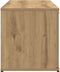 vidaXL - Tv-meubel - 120x34x37 - cm - bewerkt - hout - artisanaal - eikenkleur