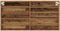 vidaXL - Wandkast - Oud - Hout - Engineered - Wood