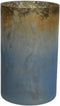 Theelichthouder glas d13h20cm m.blw