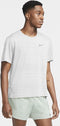 Nike Dri-FIT Miler - Sportshirt Heren - Korte mouw - White/Reflective Silv
