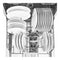 Inventum IVW6035AXL - Vaatwasser - 15 couverts - 9 programma's - 39 dB