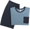 Milanoro - Katoenen zomerpyjama voor heren - Blauw - XL