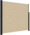 vidaXL - Windscherm - uittrekbaar - 180x300 - cm - beige