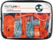 Master Lock 3249EURDAT - Verhuisset - Spanbanden set - 4 spanners 2 bagagebanden 2 spanbanden met klem - Oranje