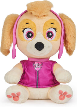 PAW Patrol - Skye-knuffeldier voor in bed van 25 cm met omkeerbare outfit