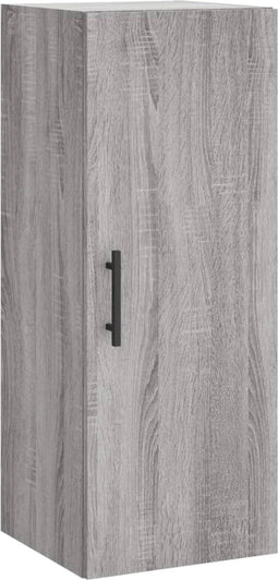 vidaXL - Hangkast - 34,5x34x90 - cm - grijs - sonoma - eikenkleurig