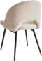 Set van 2 eetkamerstoelen ONAGA Bouclé Beige