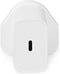 Nedis WCPD20W102WTUK - USB-C Wandlader - 20W Power Delivery - Wit