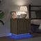 vidaXL - Nachtkastjes - met - LED-verlichting - (2 - stuks) - - - Sonoma - Eiken - 44x34,5x45 - cm
