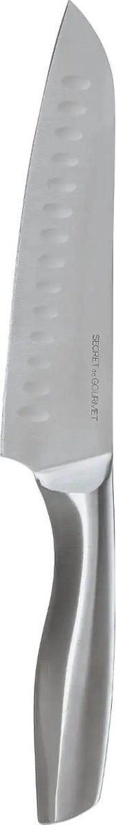 5Five Precision - groente en vlees snijmes/koksmes - 1x stuks - RVS - zilver - 32 x 3 cm - keukenmes - luxe kwaliteit