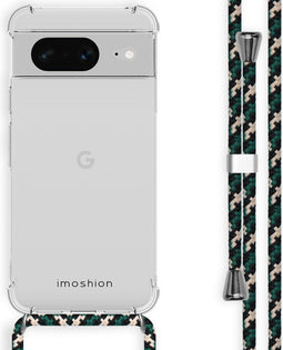 iMoshion Hoesje Geschikt voor Google Pixel 8 Hoesje Met Koord - iMoshion Backcover met koord - Groen