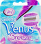 Gillette Venus Breeze - Scheermesjes voor Vrouwen - Hydraterend en Soepel - Paars (4 stuks)