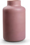 Eco vaas 'gigi' mat oudroze h25 d14,5 cm