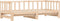vidaXL - Slaapbank - met - onderschuifbed - 90x190 - cm - massief - grenenhout