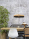 GOOD&MOJO Hanglamp Palawan - Bamboe/Zwart - Ø60cm - Scandinavisch,Bohemian - Hanglampen Eetkamer, Slaapkamer, Woonkamer