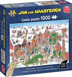 Jan van Haasteren - Dorp van de Kerstman - Legpuzzel 1000 stukjes - Meerkleurig