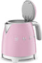 Smeg KLF05PKEU - Mini Waterkoker - 0,8L 1400W - Roze