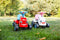 Falk Baby Rainbow Farm Ride-On - Meisjes - Wit Roze - Tractor