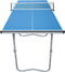Cougar Tafeltennistafel Mini 1500 Basic draagbaar Blauw - Pingpongtafel voor binnen – Inklapbaar – Incl. net - batjes en ballen