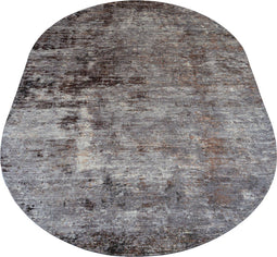 Vloerkleed Yara Brown - Ovaal 200 x 290 cm