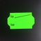 Klika - Etiket 3219 fluor groen afnm. Van Voor - 2 stuks