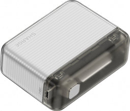 Sharge Flow-White - Powerbank 10000 mAh 20 W - Wit