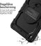 Accezz Rugged Backcover - Hoes met schouderstrap - Ingebouwde screenprotector - Zwart