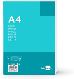 Liderpapel PA03, Kopiëren, A4 (210x297 mm), 100 vel, 80 g/m², Wit, 210 mm