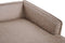 GALLO - Hoekbank - Lichtbruin - Linkszijdig - Polyester