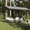 vidaXL - Kampeerluifel - waterdicht - 500x294 - cm - grijs - en - oranje