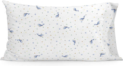 Kussensloop HappyFriday Mini Baby Whale Multicolour 50 x 75 cm
