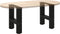 vidaXL - Salontafelpoten - 2 - st - 30x(30-31) - cm - staal - zwart