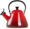 Le Creuset Fluitketel Kone - 1.6 liter - inductie geschikt - kersenrood