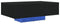 vidaXL - Salontafel - met - LED-verlichting - Zwart - Eiken - 85x55x31 - cm